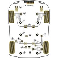 Silentbloc de t&ecirc;te d'amortisseur avant -10mm - VAG (Comp&eacute;tition) - image 1