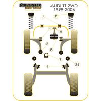 Silentbloc de t&ecirc;te d'amortisseur avant -10mm - VAG (Comp&eacute;tition) - image 5