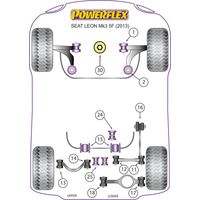 Montage sur Seat - Leon MK3 5F (2013-) Leon MK3 5F 150PS plus (2013-) Multi Link (Ref 24)