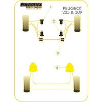 Silentbloc de barre anti-roulis Powerflex 21mm (Comp&eacute;tition) - image 1