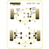 Silentbloc moteur Powerflex pour Alfa 156/166 (2 par voiture, V6 uniquement, comp&eacute;titon) - image 1