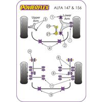 Montage sur Alfa Romeo - 147 (2000-2010), 156 (1997-2007), GT (2003-2010)  (Ref 25)