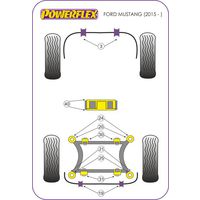 Insert de ilentbloc arri&egrave;re pour diff&eacute;rentiel arri&egrave;re Powerflex - Ford - image 1