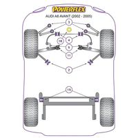 Montage sur Audi - A6 / S6 / RS6 C5 (1997-2005) A6 Avant (2002 - 2005) (Ref 15)