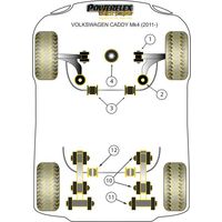 Montage sur Volkswagen - Caddy Models Caddy MK3 TYP 2K (2004 - 06/2010) (Ref 12)
