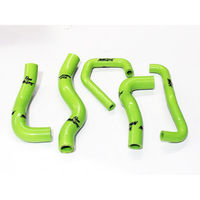 Kawasaki ZX-6R 599cm3 (09-12) - Kit durites silicone de refroidissement principales
